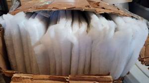 lot 825 image: BOX LOT OF ARAMSCO 24 X 24 X 2 AIR FILTERS RING PANELS IN BOX AS SHOWN.