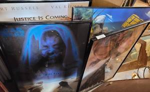lot 837 image: LOT OF 4 FRAMED MOVIE POSTERS AS SHOWN. (YOUR BID X 4)