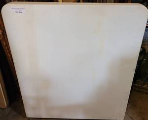 lot 856 image: PLASTIC FOLDING TABLE AS SHOWN.
