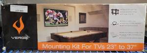 lot 869 image: VERGE MOUNTING KIT FOR TVS 23 TO 37 IN BOX AS SHOWN.