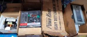 lot 919 image: HONEYWELL PRESSURETROL, BULLETIN PRESSURE SWITCH, POWR-KRAFT HEAVY DUTY CARBON ARCH TORCH AND DEFINITE PURPOSE CONTACTOR AS SHOWN. (YOUR BID X 4)