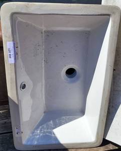 lot 999 image: CERAMIC SINK AS SHOWN.