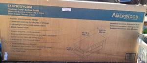 lot 1002 image: HOLLOW CORE COFFEE TABLE IN BOX AS SHOWN.