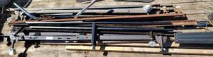 lot 1004 image: LOT OF METAL INCLUDING BED RAILS AND MORE AS SHOWN.