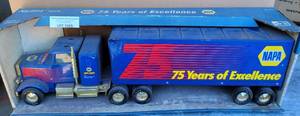 lot 1029 image: NAPA 75 YEARS OF EXCELLENCE COMMEMORATIVE TRUCK IN ORIGINAL PACKAGE AS SHOWN.