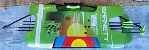 lot 1044 image: BARNETT ARCHERY COMPLETE TARGET ARCHERY SET #BAR30010 IN UNOPENED PACKAGE AS SHOWN.