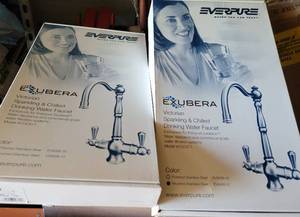 lot 1088 image: LOT OF 2 EVERPURE SPARKLING AND CHILLED DRINKING WATER FAUCETS MODEL EV900631 IN BOXES AS SHOWN. (YOUR BID X 2)