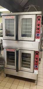 lot 3 image: Blodgett Double Stack Gas Oven, Model DFG1XLAA