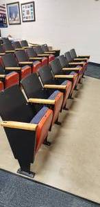 lot 123 image: Auditorium Seating Row E1, 7 Seats Total  SEE DESCRIPTION FOR MORE INFORMATION