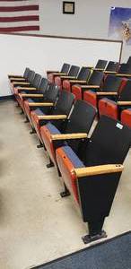 lot 124 image: Auditorium Seating Row F2, 8 Seats Total  SEE DESCRIPTION FOR MORE INFORMATION