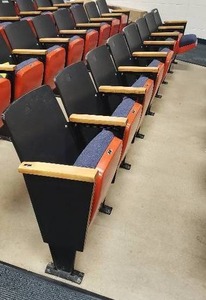 lot 125 image: Auditorium Seating Row F1, 8 Seats Total  SEE DESCRIPTION FOR MORE INFORMATION