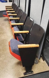 lot 140 image: Auditorium Seating Row O2, 8 Seats Total  SEE DESCRIPTION FOR MORE INFORMATION