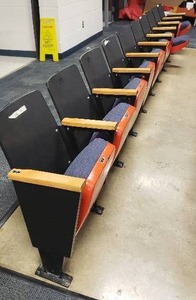 lot 141 image: Auditorium Seating Row O1, 10 Seats Total  SEE DESCRIPTION FOR MORE INFORMATION