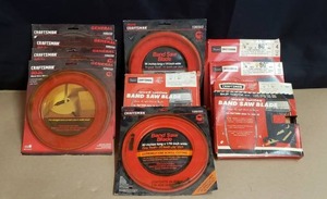 lot 22 image: Lot of 10 Craftsman 80 Band Saw Blades