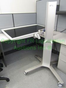 lot 41 image: Cisco web meeting large screen TV plus camera and stand (Stand needs repaired), screen approx. 60 in