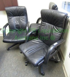 lot 70 image: Global Upholstery Co. executive office chairs (Bid is times the quantity)