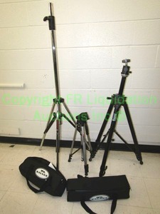 lot 101 image: Manfrotto, Ambico, Photoflex professional grade camera tripods