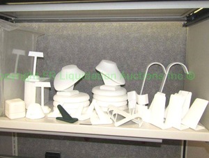 lot 114 image: Jewelry retail displays as shown