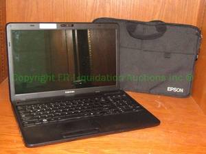 lot 148 image: Toshiba Laptop computer in Epson carrier Model Satellite C655D-S5200