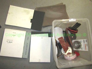 lot 224 image: Assorted sanding papers and bits