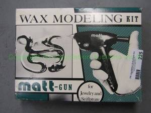 lot 225 image: Wax modeling kit for jewelry and sculpture in box