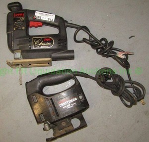 lot 243 image: Skil (Classic Model 4470) and Craftsman 2-speed sabre saws (Model 315 17 1400)