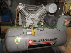 lot 248 image: Ingersoll-Rand T30 Air Compressor Model 2545E10, 4x6 ft