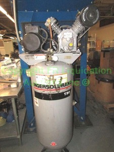 lot 249 image: Ingersoll-Rand T30 Air Compressor Model 2340L5, 5 ft tall