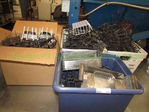lot 253 image: Electroplating hooks and baskets plus