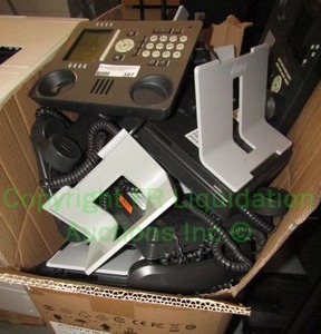 lot 397 image: Avaya branded inter-office phones  Includes some angled stands