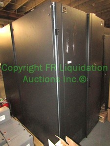 lot 385 image: Battery storage enclosure cabinet for data center Model 38BP080XRX1BNS for HX330 batteries, 6 9x3x2 ft