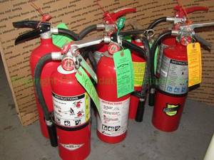 lot 378 image: (6) Fire Extinguishers