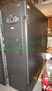 lot 376 image: Emerson Network Power Network server tower cabinet with modules Model FFA07C5NN63, 6 9x3x2 ft