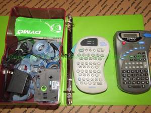 lot 358 image: Dymo label printers with label tape