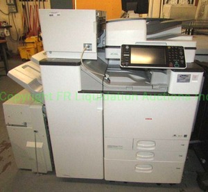 lot 364 image: Lanier Color Laser Multifunction Printer Model MP C6003 w the Optional 10.1 Wide Super VGA Smart Operation Panel offers touch-screen functionality