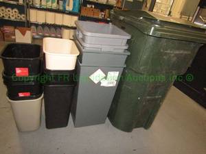 lot 349 image: Waste and recycling receptacles