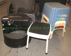 lot 353 image: Assorted stepstools