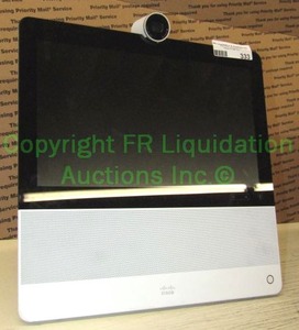lot 333 image: Cisco video conferencing kit Model CP-DX70, 14 screen Built in Microphone, speaker, display, camera,