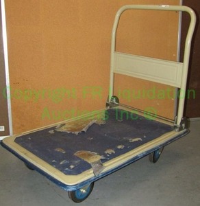 lot 314 image: Utility cart with folding handle