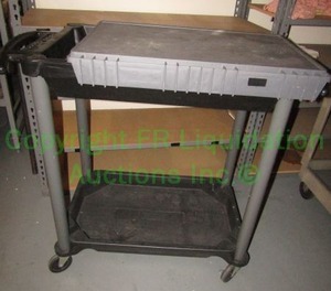 lot 312 image: Flambeau 43230 Mighty Mo Utility Cart WorkStation Holds up to 300 lbs