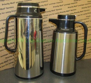 lot 735 image: Diamond thermal coffee carafes