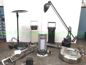 lot 282 image: Specialty task lighting. Includes OTT Lites, GemOro plus