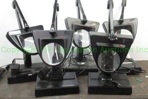 lot 285 image: (5) Robertson Dazor adjustable magnifier lights Model PP2-P (CFT 13)