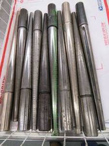 lot 508 image: 10 metal ring sizer mandrels in metal basket