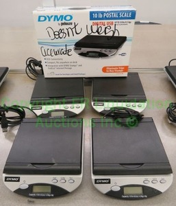 lot 512 image: Dymo Pelouze electronic digital postal scale w USB connectivity Model 40158 5ct (Note on box Not Working)