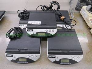 lot 514 image: Dymo Pelouze electronic digital postal scale w USB connectivity Model 40158 5ct