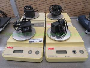 lot 515 image: OHAUS portable plus electronic digital scale Model C305-P 4ct