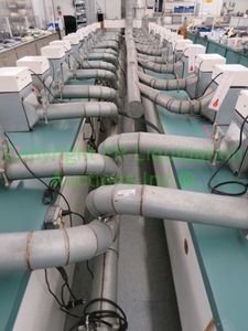 lot 530 image: Galvanized metal exhaust duct work Buyer to remove Please bring assistance Duct work only