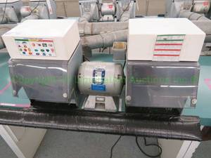 lot 535 image: Baldor 14-hp lighted polishing lathe station (mounted to bench, buyer must remove)
