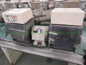 lot 536 image: Baldor 14-hp lighted polishing lathe station (mounted to bench, buyer must remove)